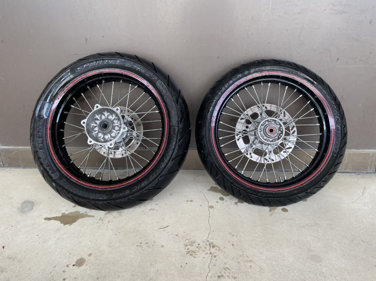 klx250 Dトラ オフ化　klxホイール一式 klx250 Dトラ オフ化 klxホイール一式 【公式通販】