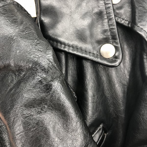 2J4355/エクセルド ダブルレザーライダース USA製 EXCELLED レザー