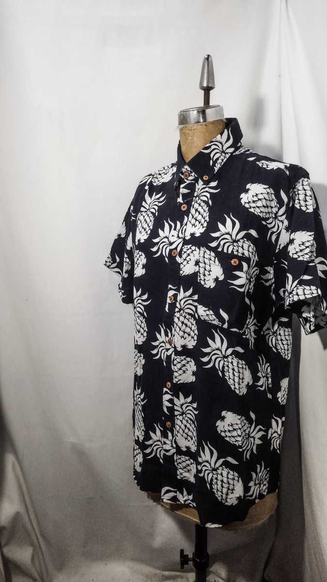Shirtoria Pineapple Hawaiian Aloha Shirt シャートリア パイナップル柄 ハワイアン アロハ シャツ タイ ボタンダウンシャツ サンサーフ Mサイズ 売買されたオークション情報 Yahooの商品情報をアーカイブ公開 オークファン Aucfan Com