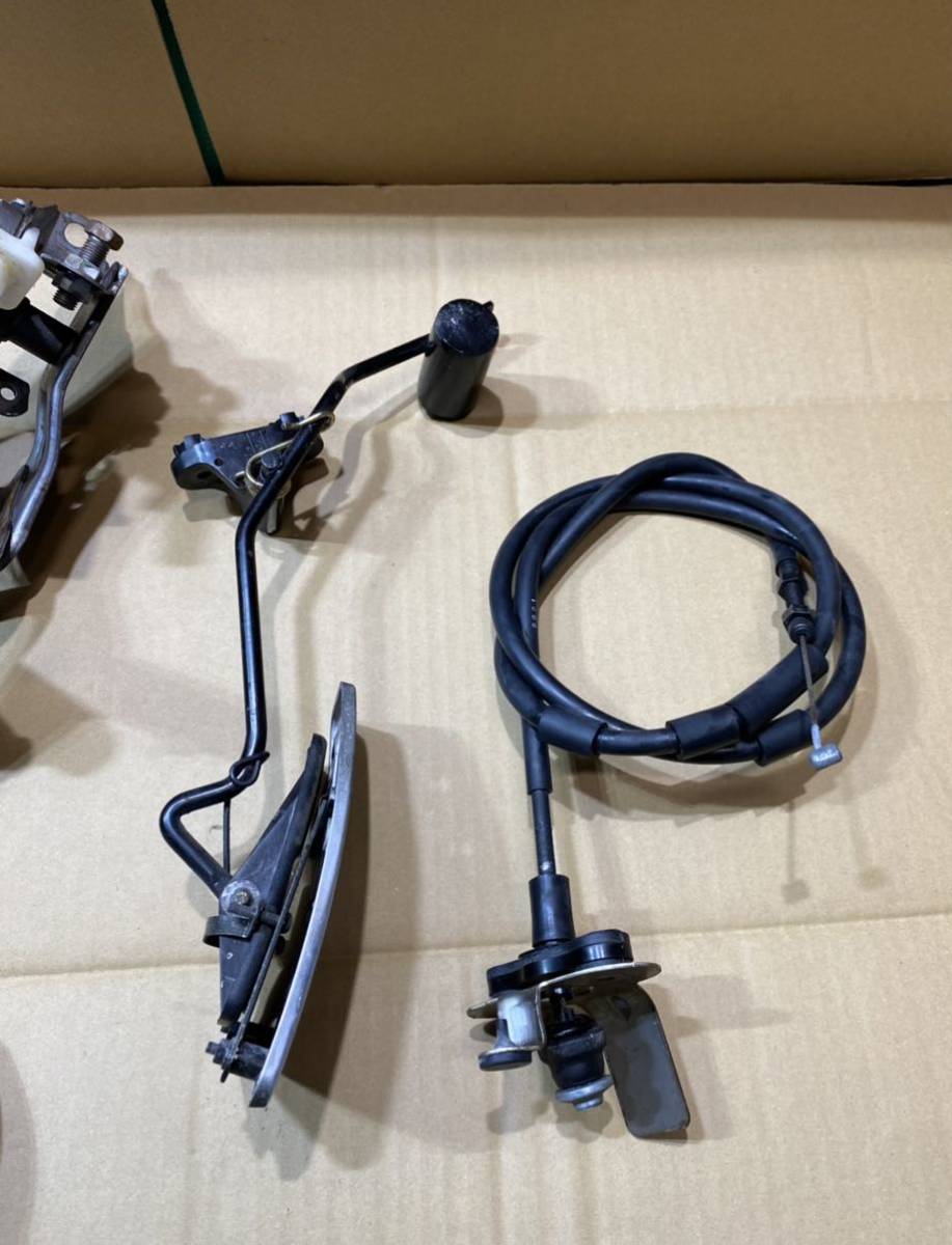 jzx110 JZX100 JZX90 クラッチペダル ブレーキペダル アクセルペダルセット チェイサー マーク2 クレスタ　マニュアル MT R154 ミッション_4