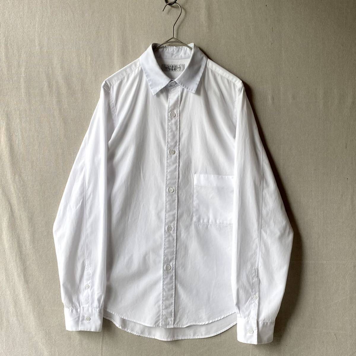UNUSED シャツ / 2 コットン ホワイト ブルー T2-06050