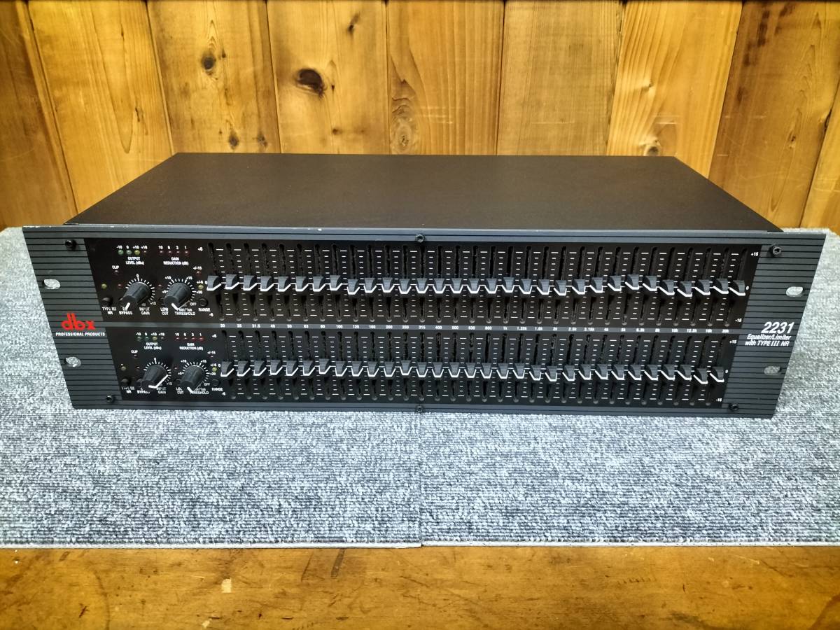 dbx 2231 グラフィックイコライザー グラフィック・イコライザー DBX