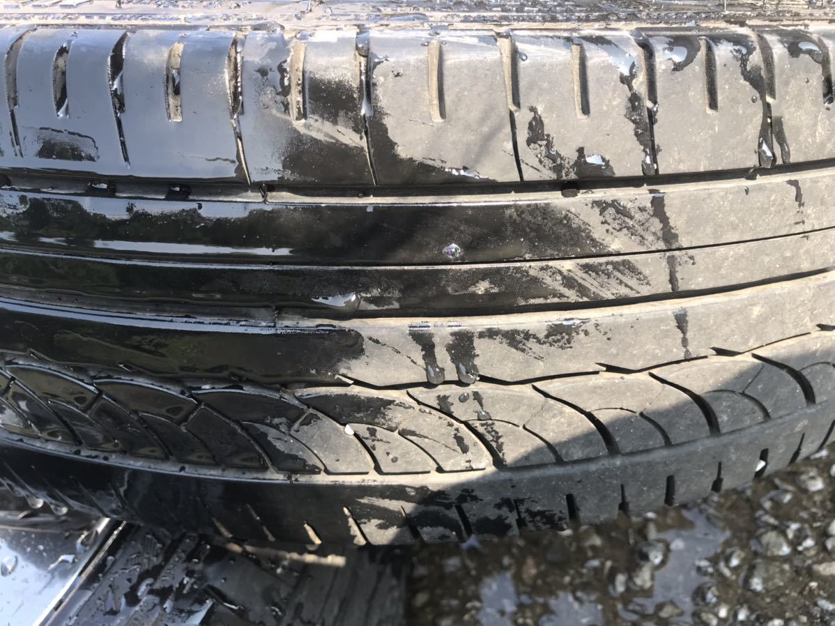 2019年製 軽自動車17インチ クロームメッキ 溝あり 165/45-17 タイヤ  