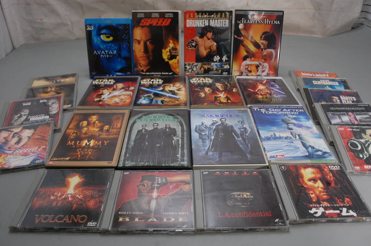 と124 25本セット Dvd ブルーレイ 洋画 スターウォーズ マトリックス ターミネーター ツイスター The Game Sf アバター 英語 日本語 映画 売買されたオークション情報 Yahooの商品情報をアーカイブ公開 オークファン Aucfan Com