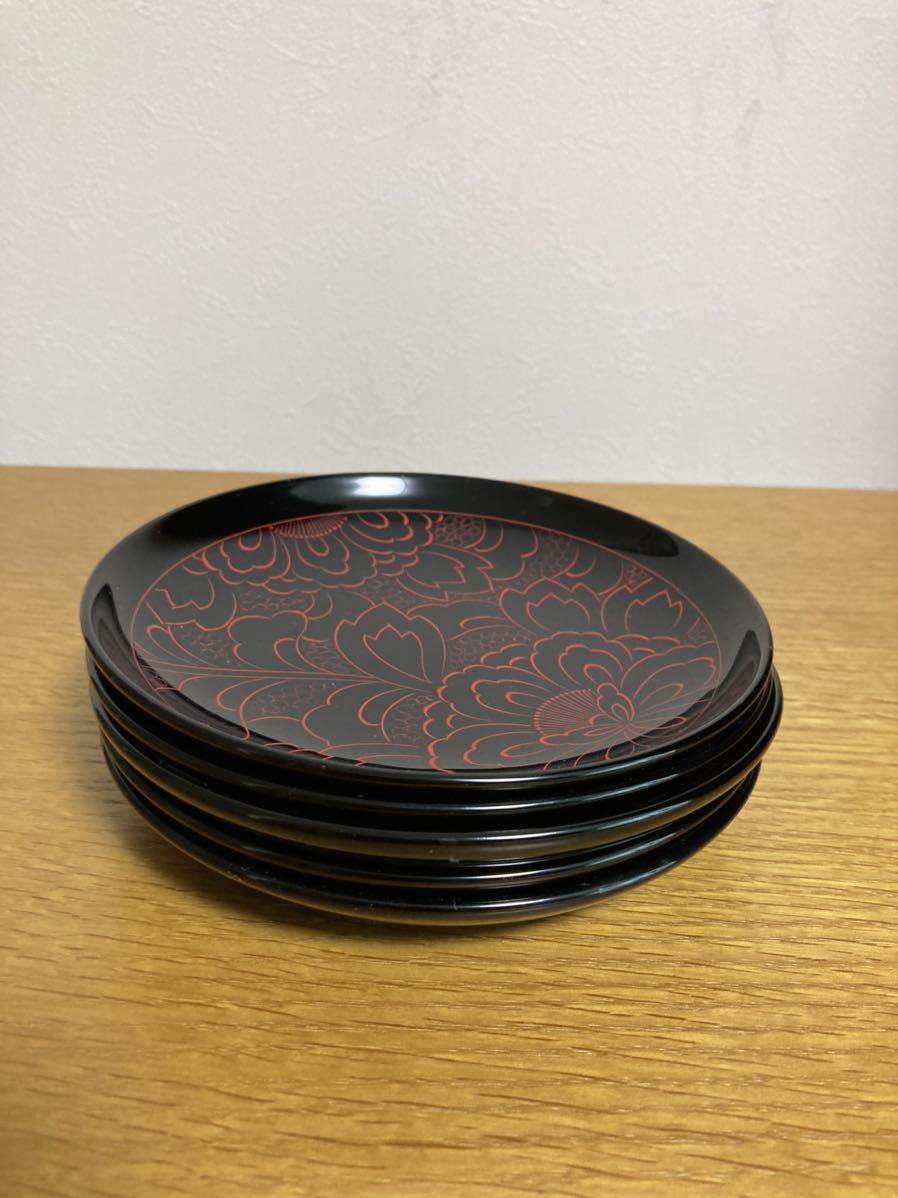 輪島塗 菓子皿 5客 【公式通販】