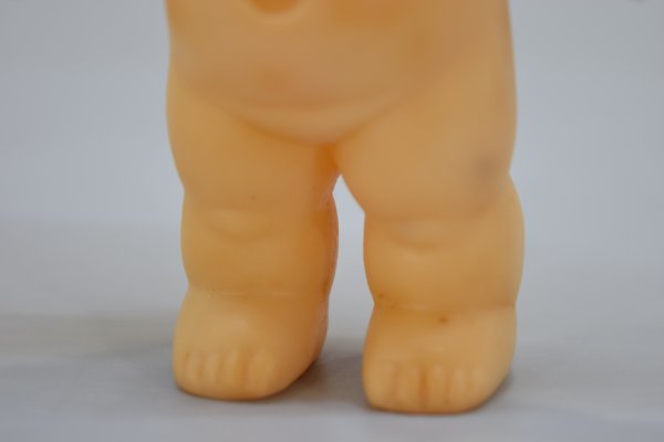 当時物 中嶋製作所 デコちゃん おかっぱ ソフビ 日本製 全長約13.5cm