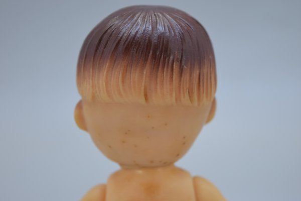 中嶋製作所 ダッコちゃん人形 昭和レトロ　ソフビ　亀マーク 当時物 中嶋製作所 デコちゃん おかっぱ ソフビ 日本製 全長約13.5cm