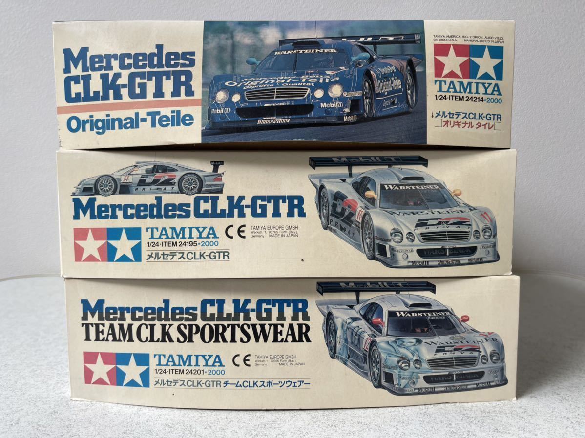タミヤ 1/24 SCALE 3台まとめて Mercedes CLK-GTR メルセデス(自動車