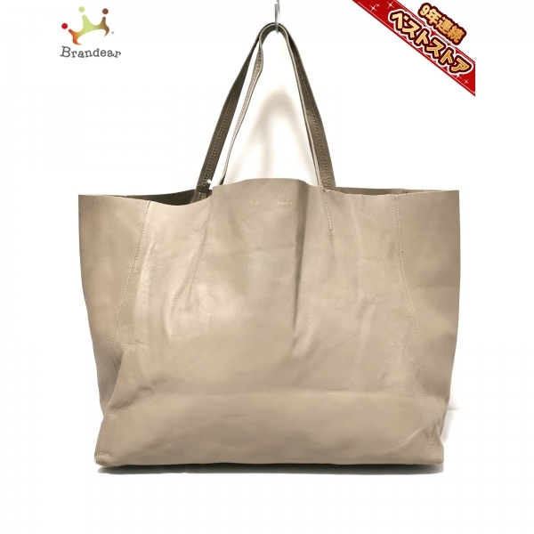 セリーヌ CELINE トートバッグ 166113DBT.02BG ホリゾンタルカバ レザー ベージュ バッグ