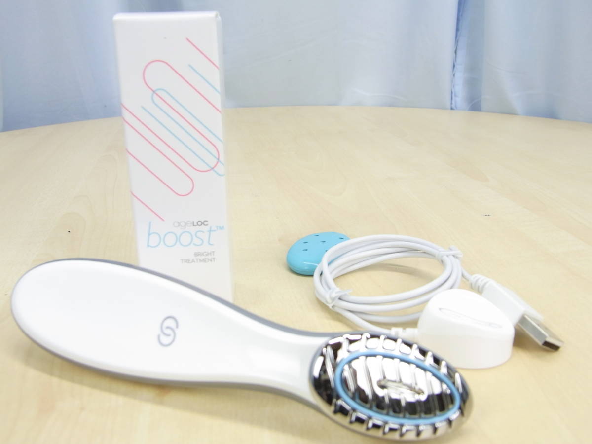 [62775-3]中古★ニュースキン ageLOC ブースト★専用美容液ブライトトリートメント付き/美顔器/美容機器
