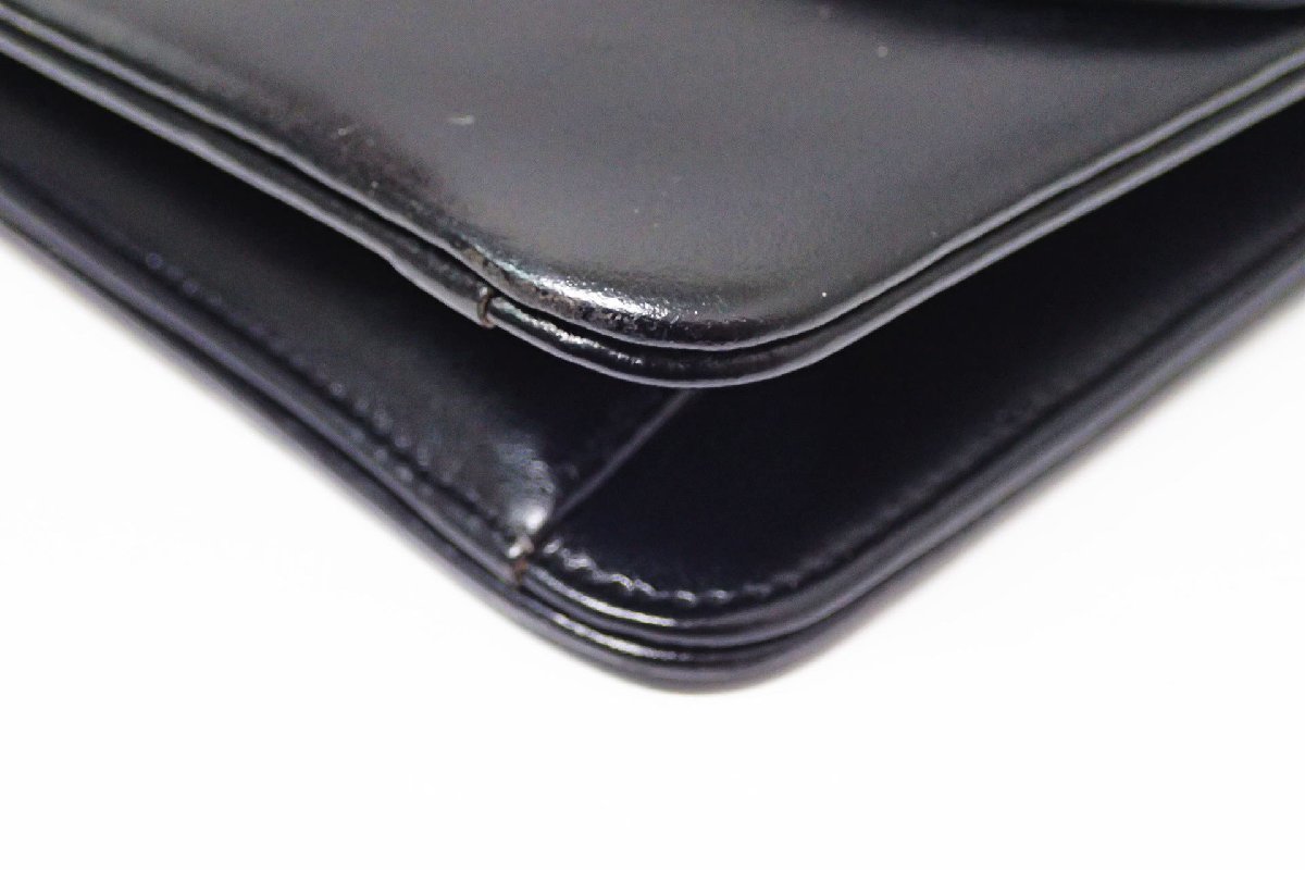 1円 【Christian Dior】 クリスチャンディオール オールド ヴィンテージ CD レザー 2WAY チェーン ショルダーバッグ クラッチ ◆美品 クリスチャンディオール 1円 ChristianDior (約11号) M ライン