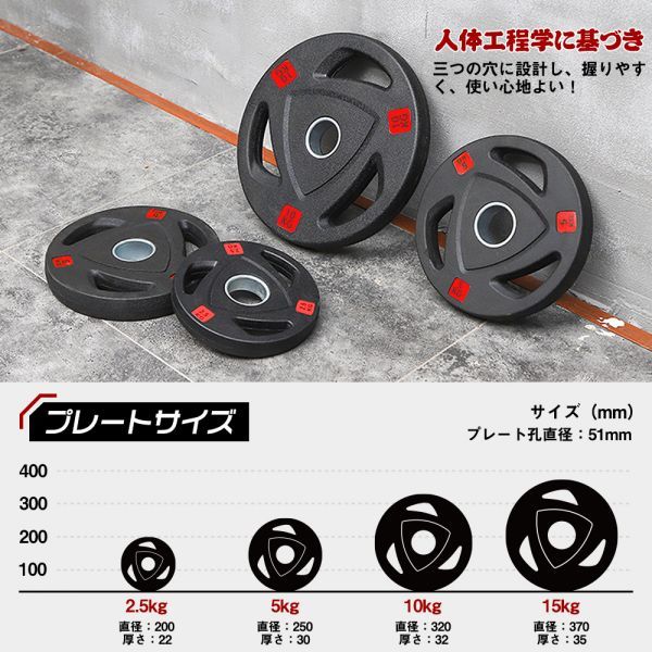 ダンベル バーベル プレートセット 20KGx1枚 アイアンプレート ベンチ