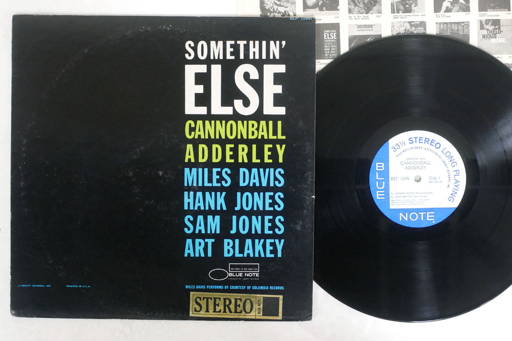 得価，人気セール 米 青白LIB CANNONBALL ADDERLEY/SOMETHIN' ELSE/BLUE NOTE BST 1595(ジャズ一般)｜売買されたオークション情報、yahooの商品情報をアーカイブ公開 - オークファン ジャズ一般