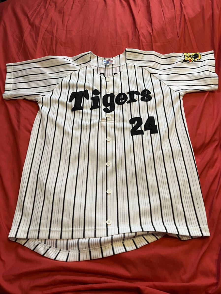 阪神タイガース・桧山#24直筆サイン入りユニフォーム(L) 未使用タグ付