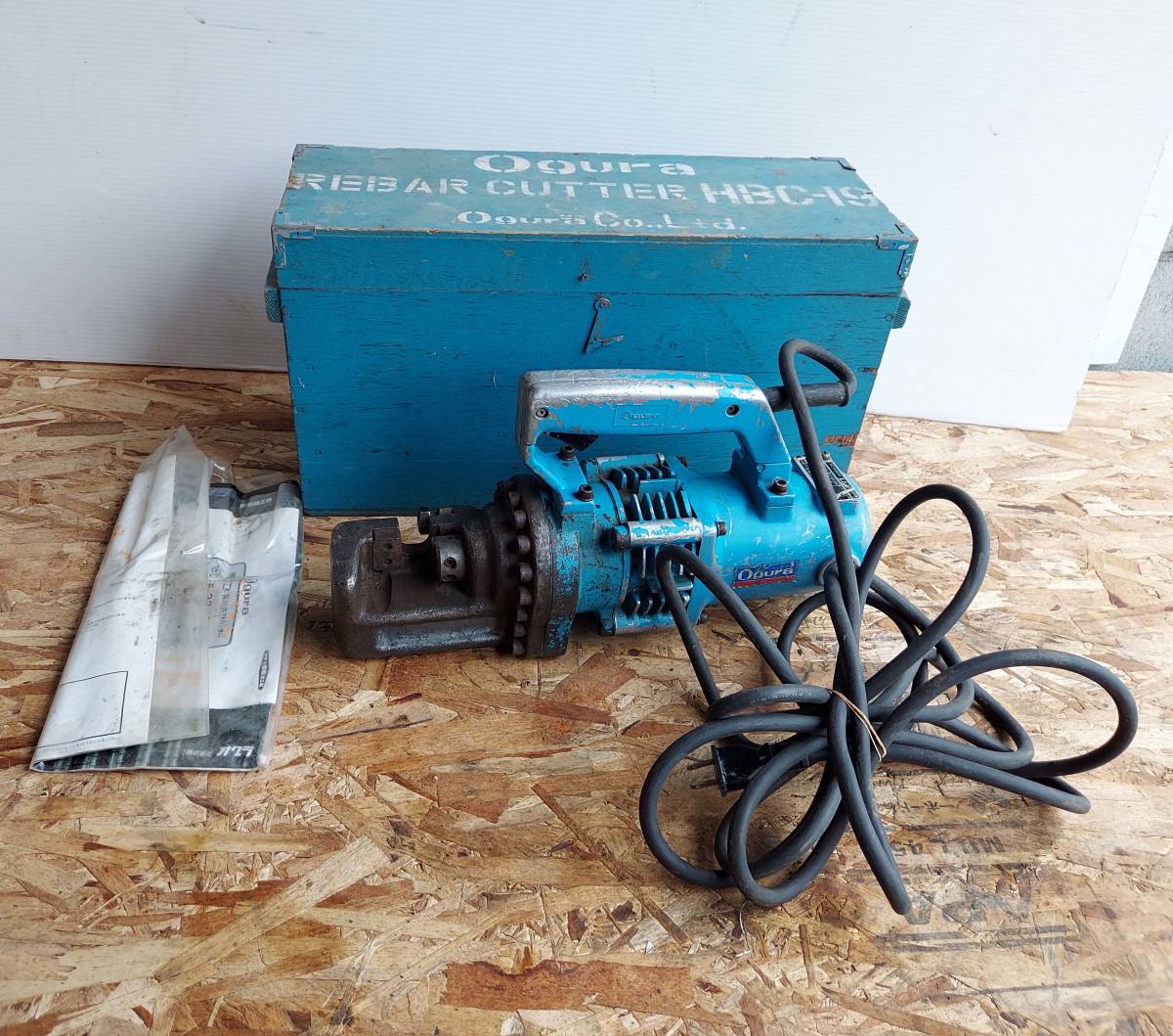 ○Ogura オグラ 電動油圧式鉄筋カッター/鉄筋切断機 HBC-19○ ogura オグラ