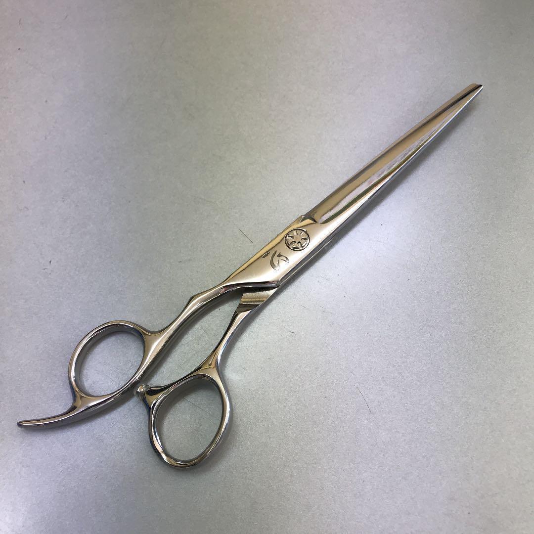 ７インチレフティシザー（左利き用）抜群の安定感でフィット！　理容師　美容師　美容　理容　鋏　ハサミ　カット　散髪　シザー　トリマー