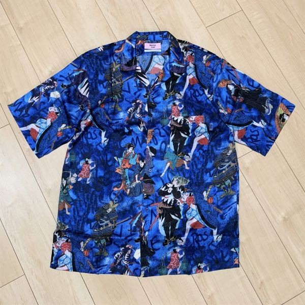 martine rose マーティンローズ アロハシャツ 半袖シャツ 歌舞伎 和柄 