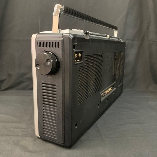 ジャンク品】SHARP ラジカセ 昭和レトロ カセットデッキ GF-303ST