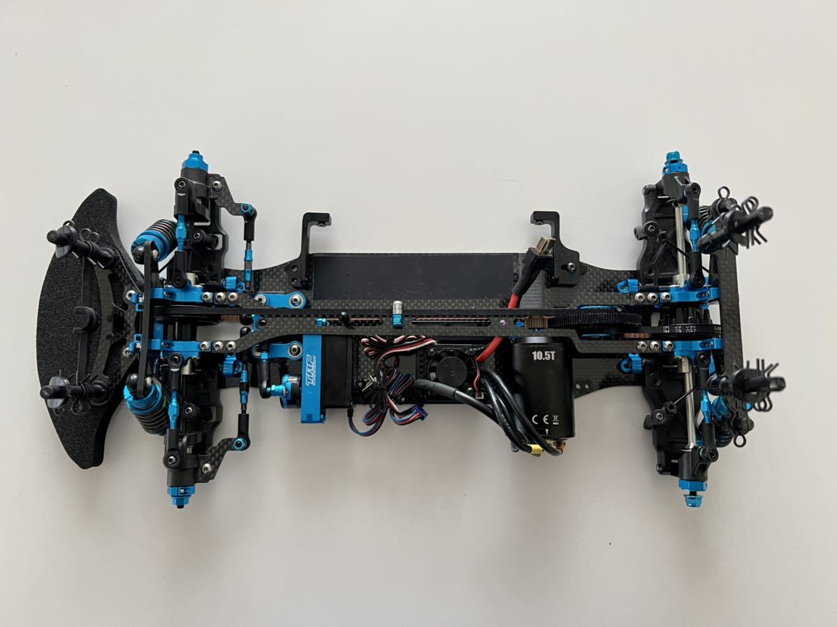 タミヤ 電動RC 1/10 TRF420シャーシキット 組立済み未走行 サーボ 