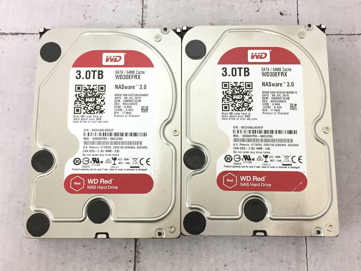 WD30EFRX Digital Red 3TB Western WD WESTERN HDD | 中古 3.0TB SATA 
