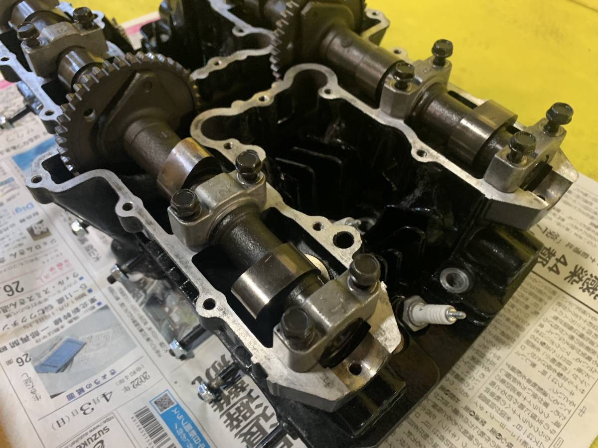 カワサキ GPZ400F 純正 シリンダー シリンダー ヘッド カムシャフト