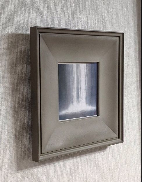 千住博「ウォーターフォール（共シール）」額装○ 小品ですが良品です