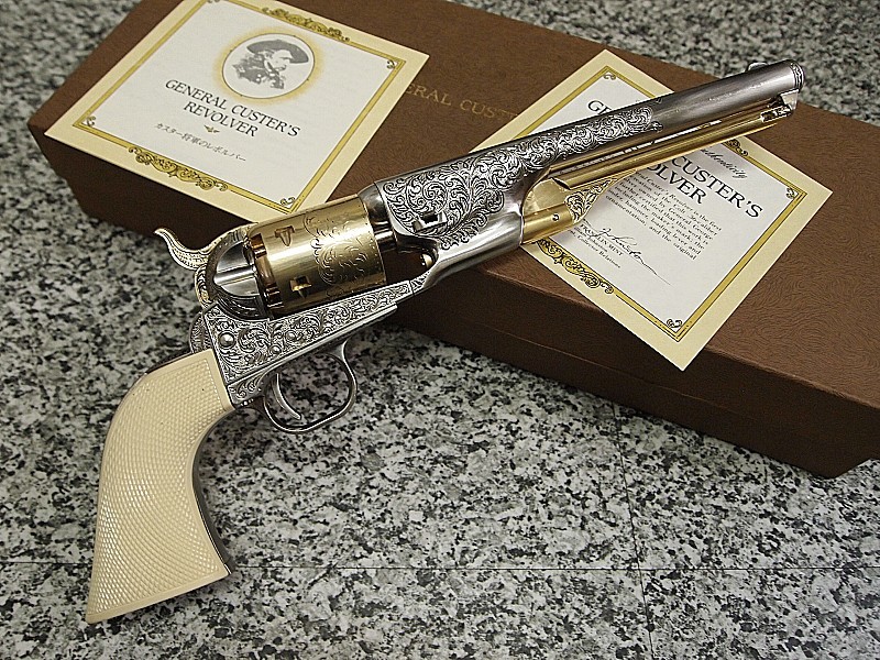 フランクリンミント モデルガン COLT M1861ネイビー カスター将軍の銃