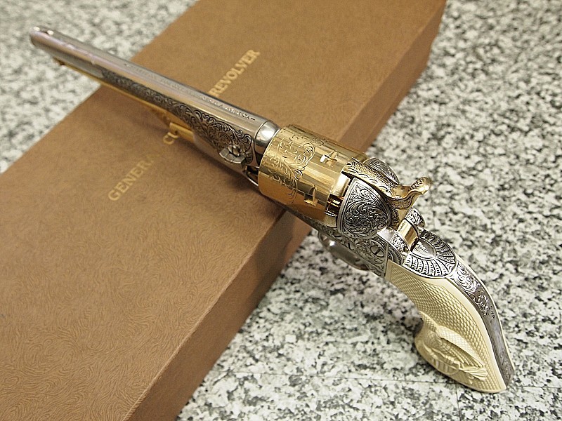 フランクリンミント モデルガン COLT M1861ネイビー カスター将軍の銃