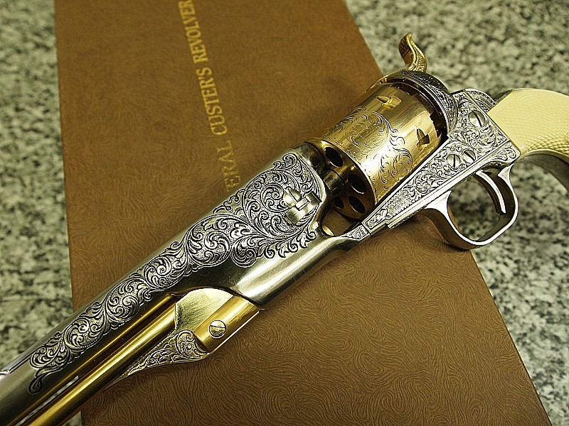 フランクリンミント モデルガン COLT M1861ネイビー カスター将軍の銃