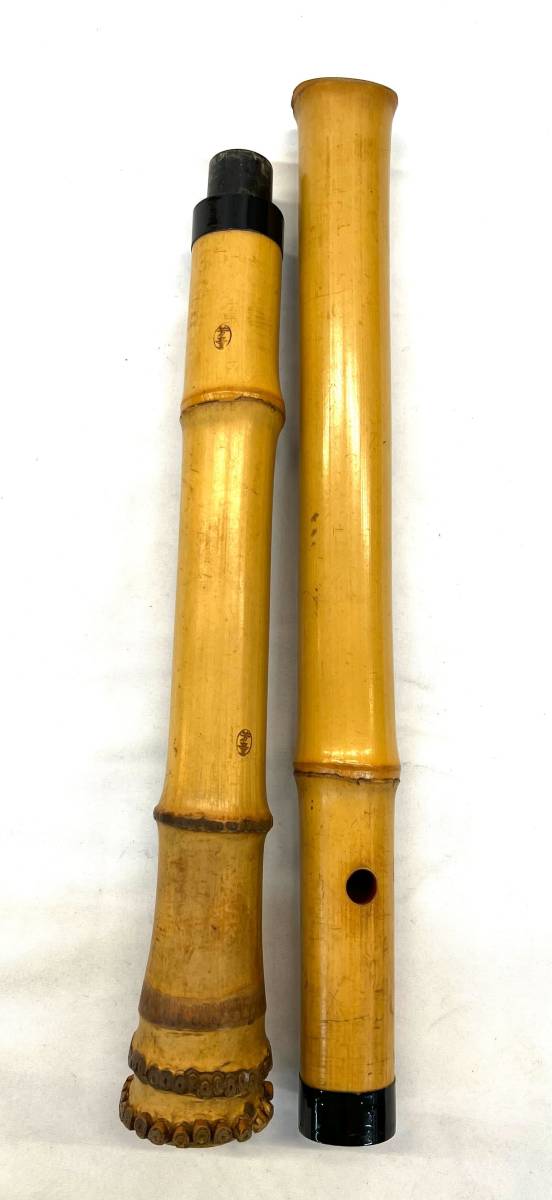 品 尺八 芳童 三印 二尺二寸 和楽器 長さ約