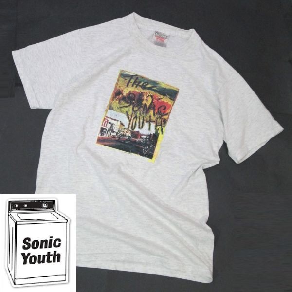 新作登場，新作 ヴィンテージ Sonic Youth 87年アルバム sister プリント Ｔシャツ ONEITAベース ソニックユース バンドTEE バンT 霜降りグレー S SK-9(Tシャツ)｜売買されたオークション情報、yahooの商品情報をアーカ Tシャツ