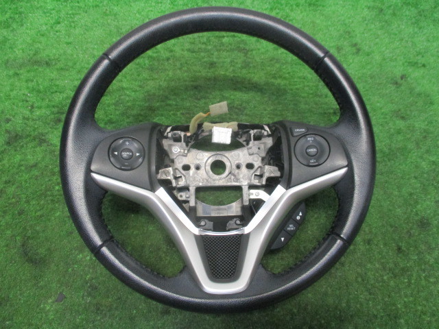 2026，格安 GP5 フィット HYBRID 純正 レザーハンドル ステアリング(ステアリング、ハンドル本体)｜売買されたオークション情報、yahooの商品情報をアーカイブ公開 - オークファン ホンダ用