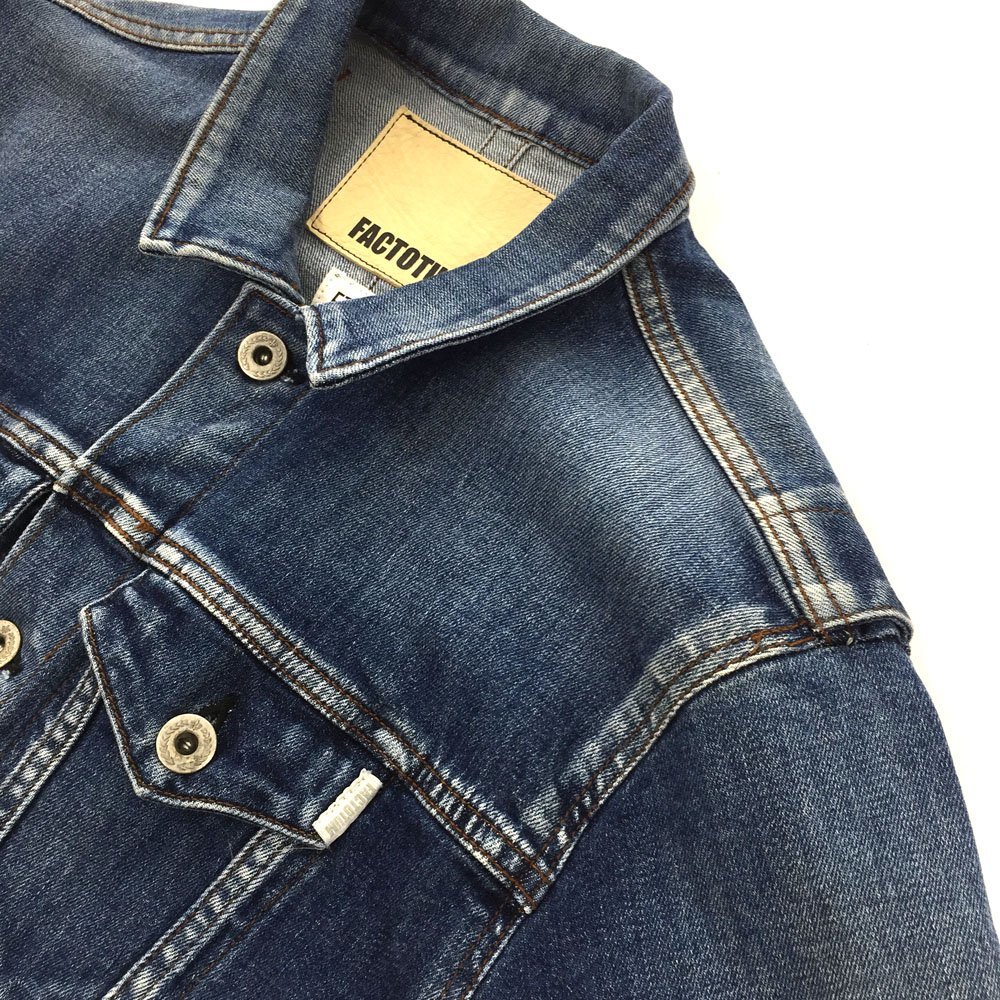 ○激レア 超美品 FACTOTUM ファクトタム Eレギュラー3RDデニム 