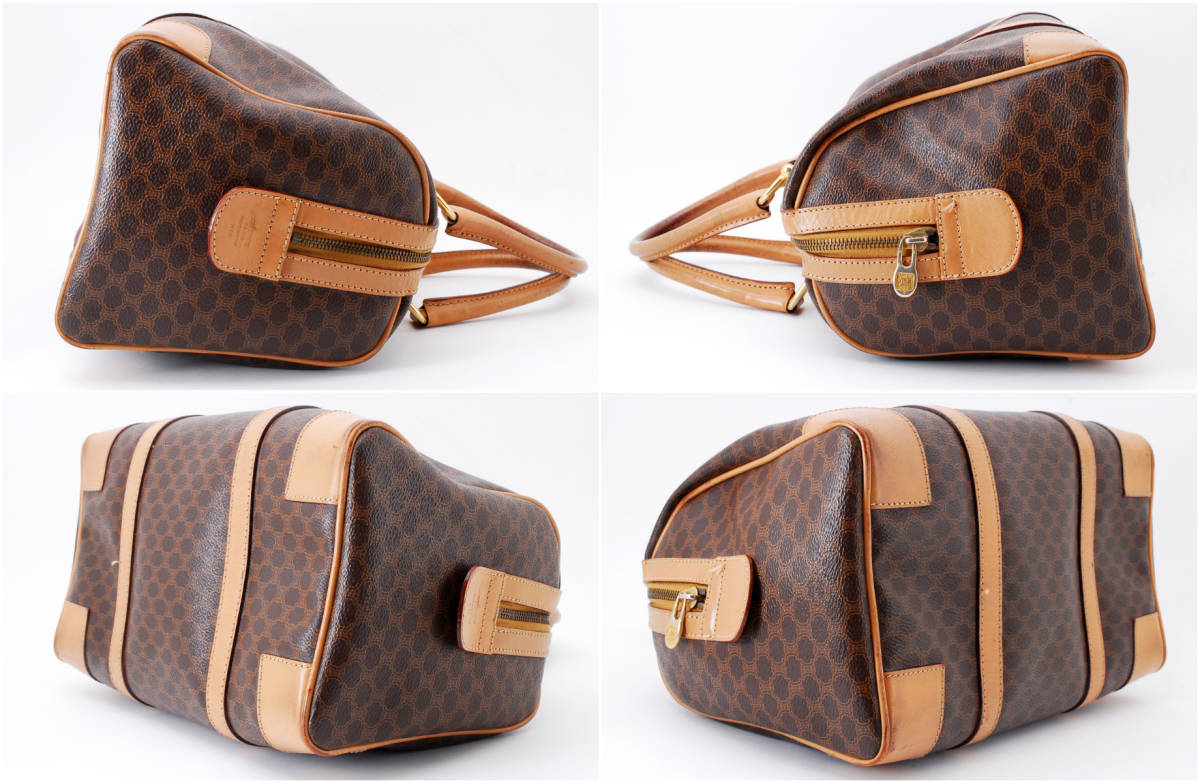 1円スタート】CELINE ヴィンテージ セリーヌ マカダム PVC レザー