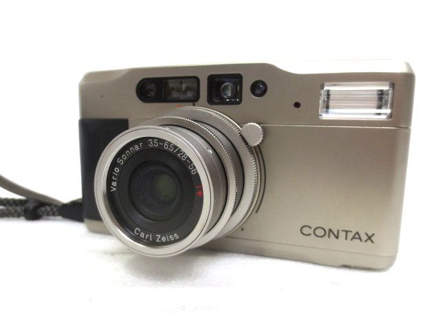 高性能 ズームレンズ搭載 CONTAX TVS 高級コンパクトカメラ/Carl Zeiss