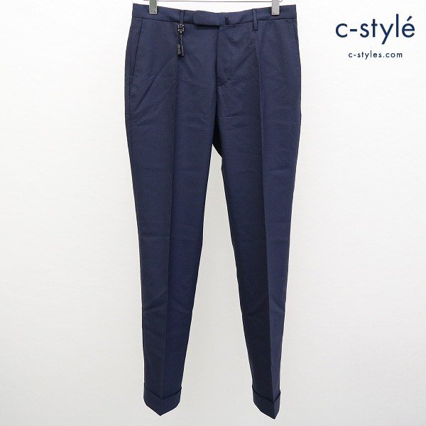 驚きの破格値，高品質 B185a インコテックス Taperd Fit Super 130's wool Look Mohair Pants テーパード ウール スラックス 42 ネイビー | ボトムス R(インコテックス)｜売買されたオークション情報、yahooの商品情報をアーカイ インコテックス