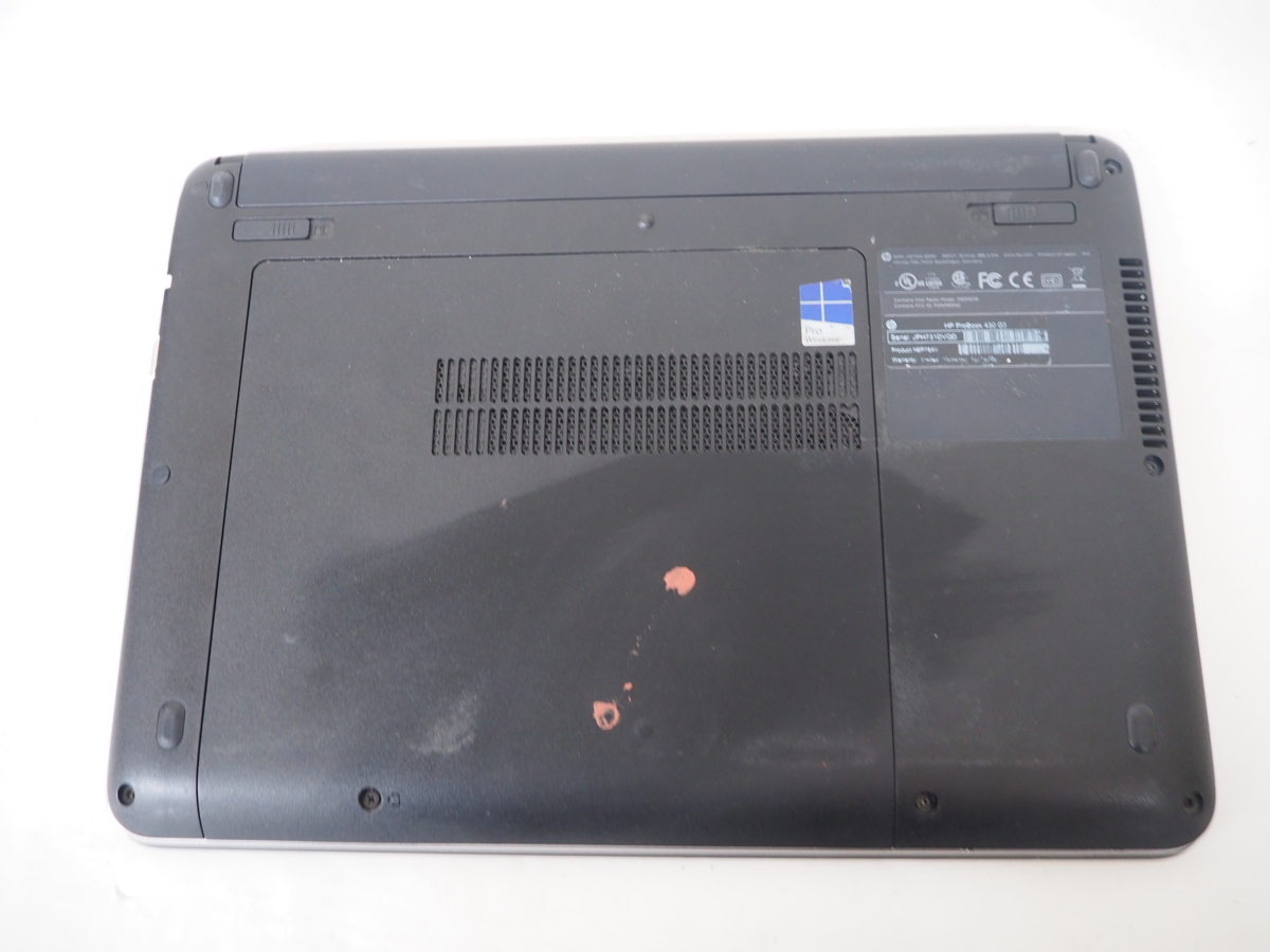 HP 0 G3 ProBook Core ProBook430G3&frasl;Corei3-6100U&frasl;4GB&frasl;ストレージ無&frasl;バイオスOK : i3 6100U RAM | ハード王 (2.30GHz) 11ac対応 中古パソコン ProBook430G3&frasl;Corei7