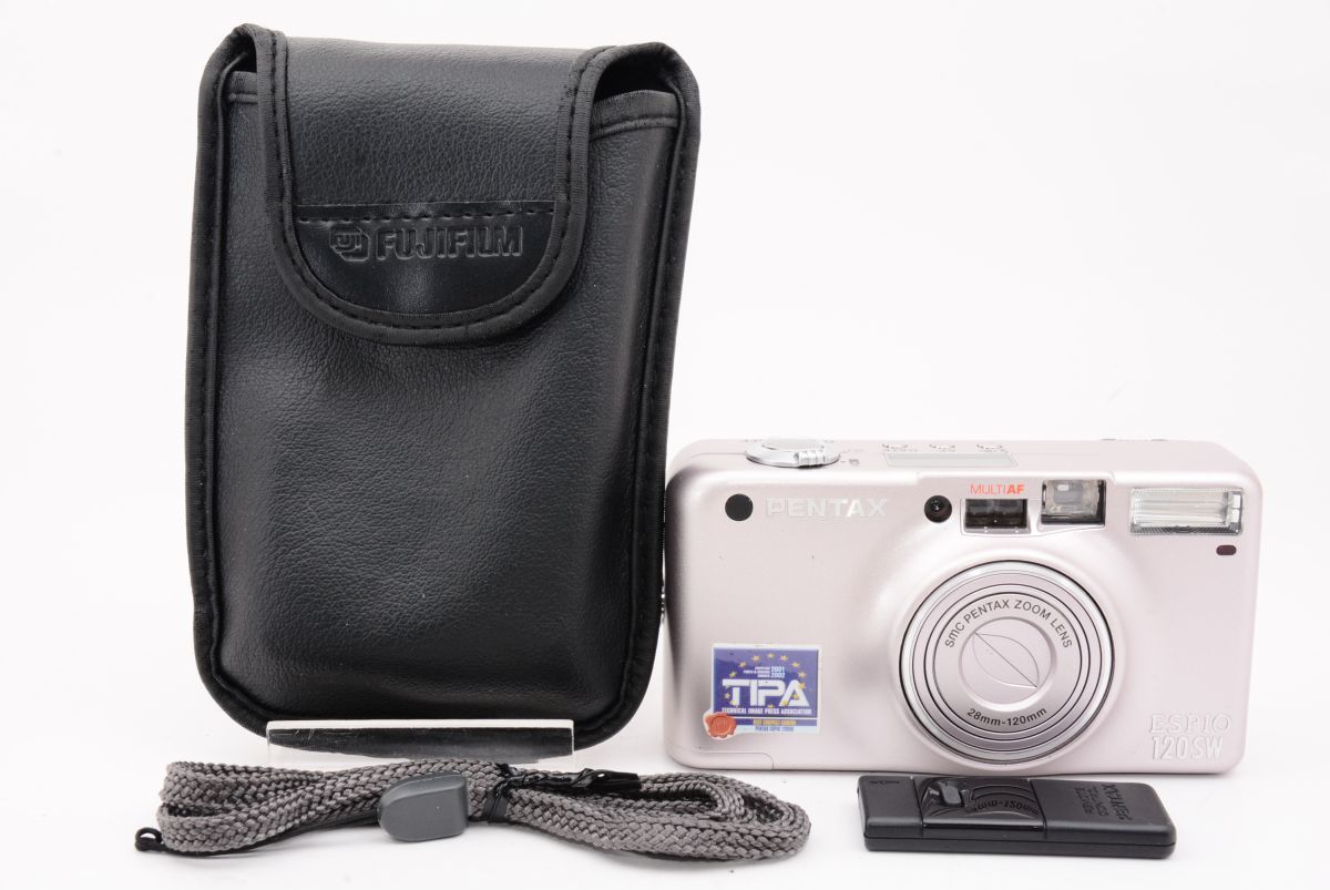 外観特上級】☆ケース付☆PENTAX ESPIO 120SW マルチAF コンパクト