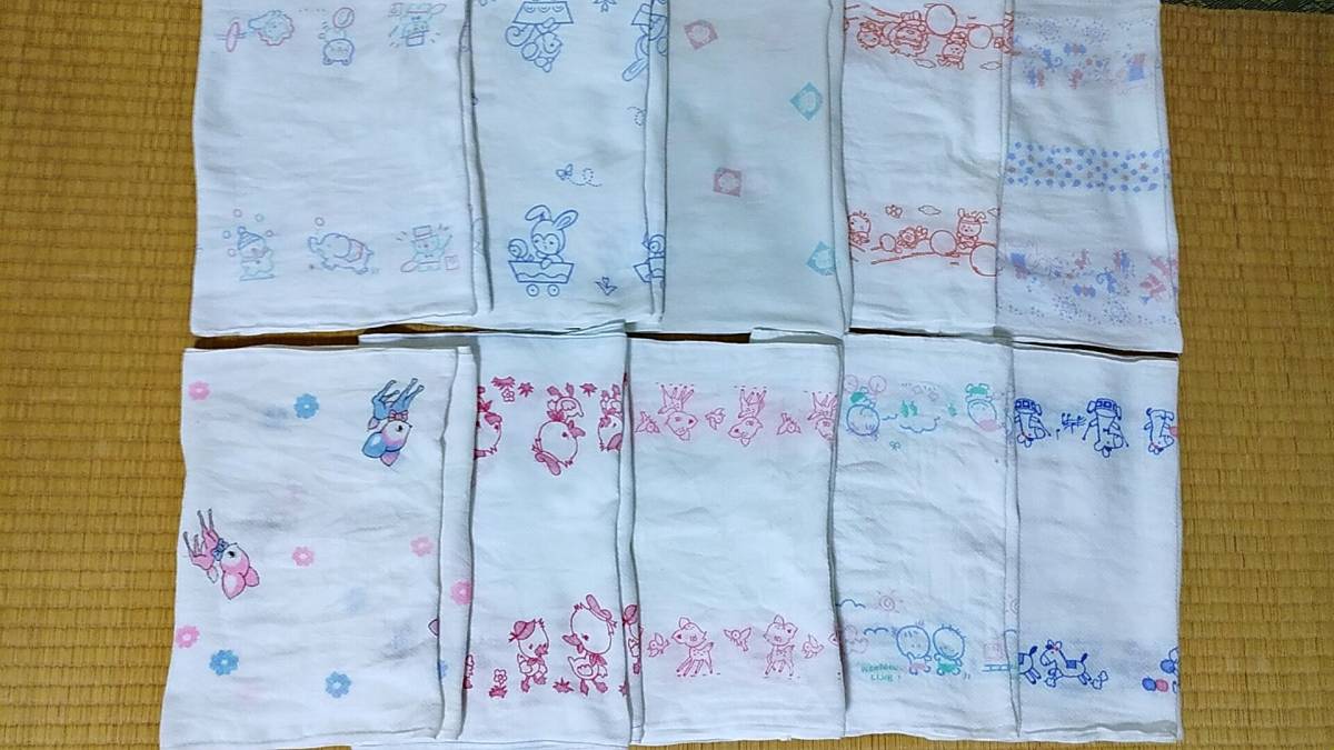 かわいい柄 10枚 ドビー織り布おむつ おしめ レトロ 布おむつ 売買されたオークション情報 Yahooの商品情報をアーカイブ公開 オークファン Aucfan Com