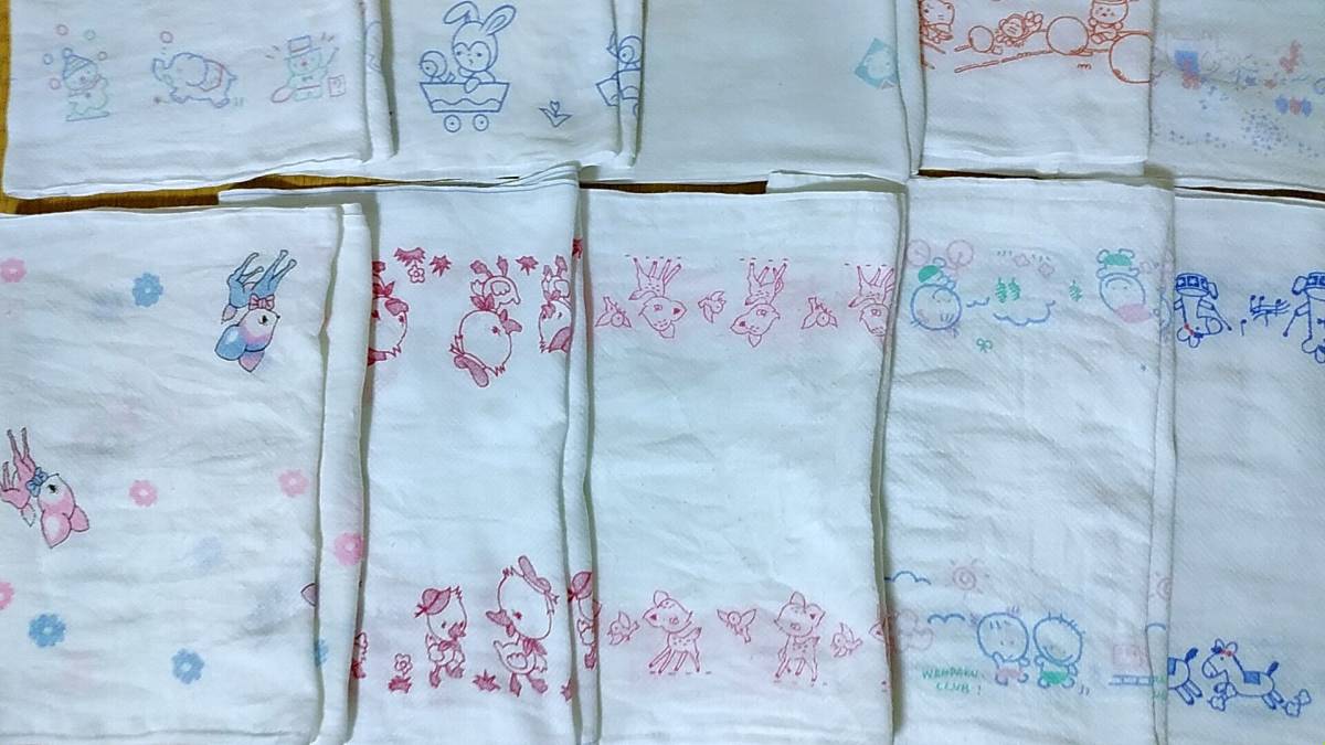かわいい柄 10枚 ドビー織り布おむつ おしめ レトロ 布おむつ 売買されたオークション情報 Yahooの商品情報をアーカイブ公開 オークファン Aucfan Com