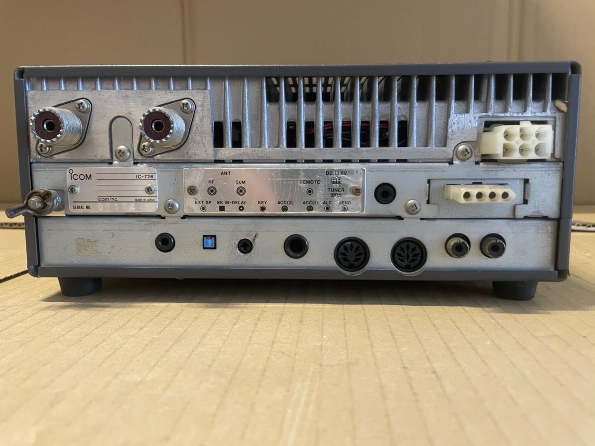 ICOM IC-726S HF/50MHz ALL MODE トランシーバー （動作未確認状態)