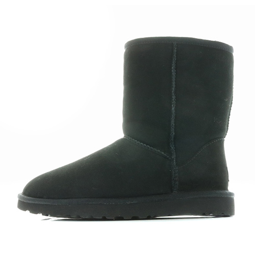  品 アグ オーストラリア UGG australia クラシック ショート CLASSIC SHORT ムートンブーツ ミドル丈 24cm 黒 /SR4 レディース(US7)｜売買されたオークション情報、yahooの商品情報をアーカイブ公開 - オ 女性用