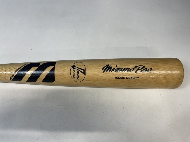 ミズノプロ 硬式用木製バット NPBマーク C-002 85cm/880g Mマークの