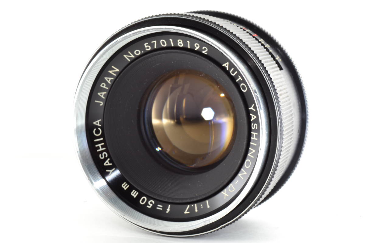 YASHICA YASHINON-DX AUTO 50mm ヤシカ F1.7 光学美品 YASHINON Yahoo