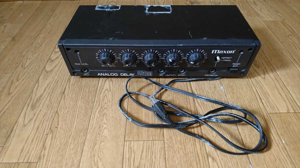 Maxon AD-9 アナログディレイ 希少 黒ラベル Maxon AD-9 アナログ