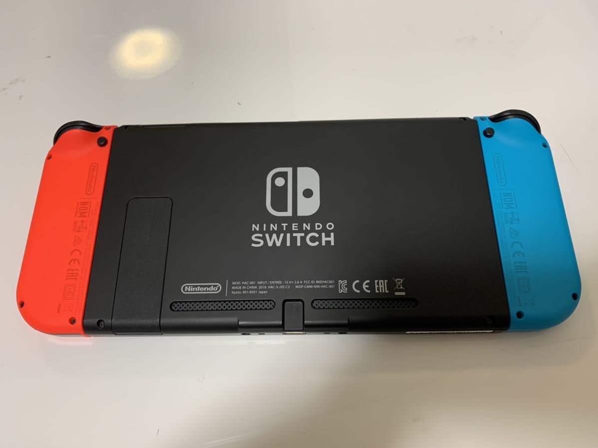 美品 HAC-S-KABAA Nintendo Switch ネオンブルー/ネオンレッド 任天堂