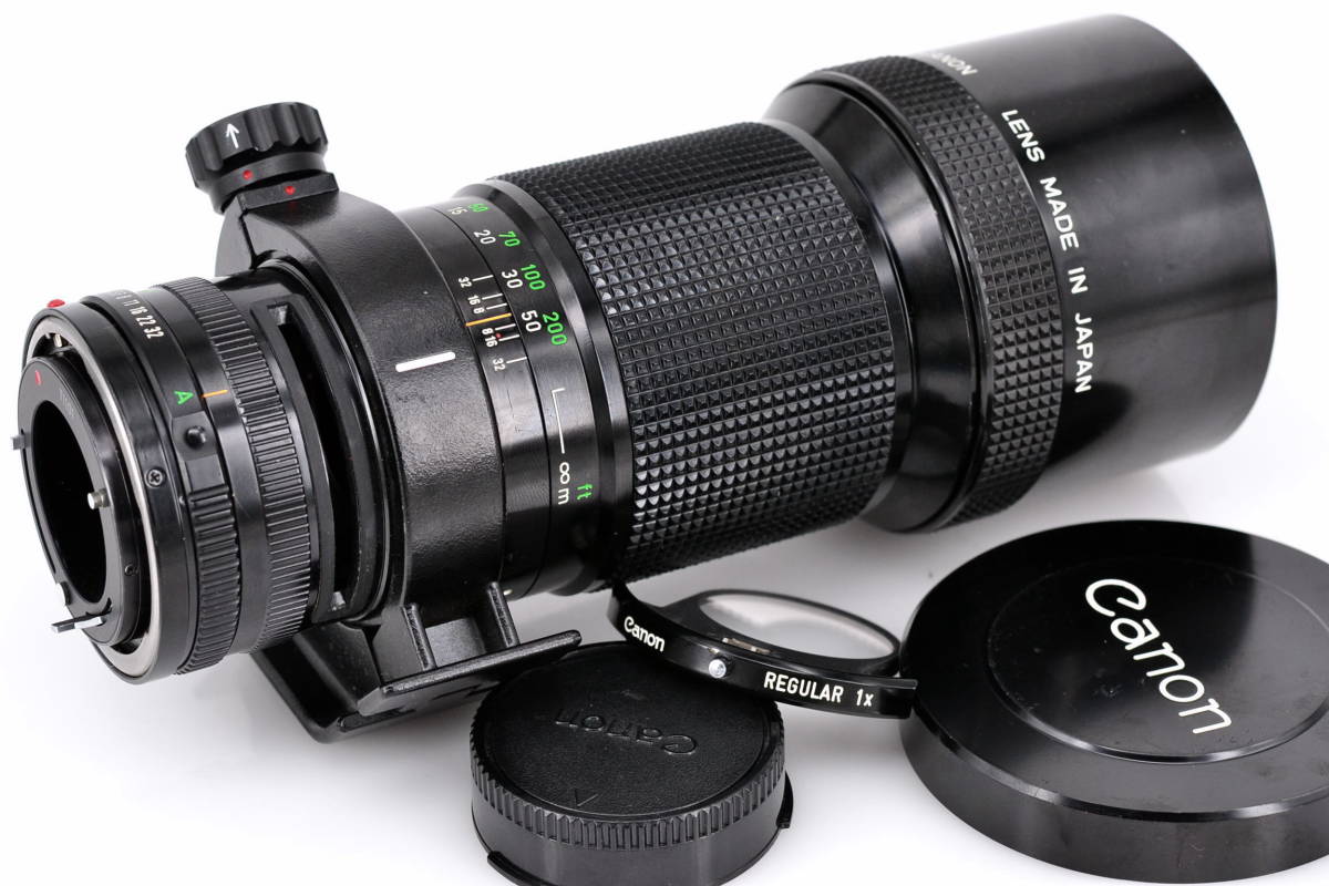 CANON NEW FD 300mm F⁄4 マニュアル レンズ @2977 焦点距離201