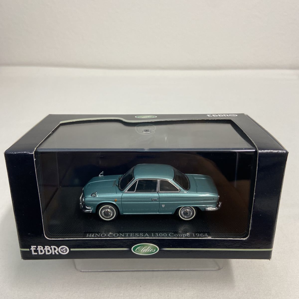 EBBRO 1/43 HINO CONTESSA 1300 Coupe 1964年 Blue エブロ 日野