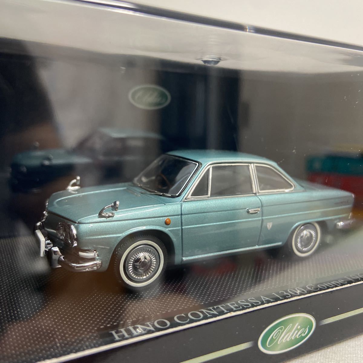EBBRO 1/43 HINO CONTESSA 1300 Coupe 1964年 Blue エブロ 日野