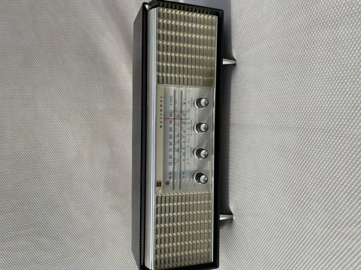 ナショナル2バンド真空管ラジオ、RE-290型（1963年昭和38年式）、作動品 ナショナル2バンド真空管ラジオ、RE-290型（1963年昭和38年式